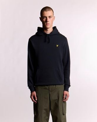 Lyle & Scott Long Sleeve Pull Over Hoodie in Dark Navy at Nordstrom, Size Xx-Large