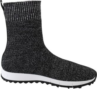 Jimmy Choo London Knitted Lurex Mix Sneakers