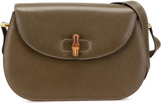 Gucci Pre-owned Gucci Leather Bamboo Crossbody Ladies Y3SN7NJPC36AIDT9