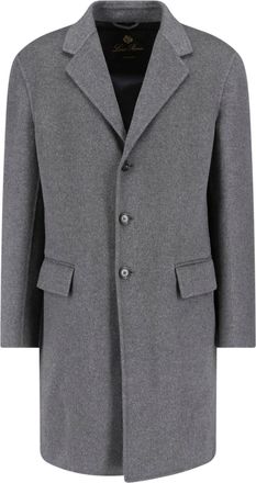 Loro Piana Cappotto Monopetto Paolo