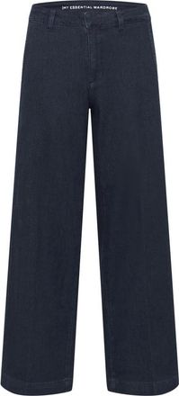 MY ESSENTIAL WARDROBE Wijde Donkerblauwe Jeans - Dames - Loose Fit Jeans - Blauw - L L34 - Jeans