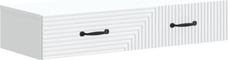 vidaXL Mesa Lateral Montada En La Pared 87,5 X 34,5 X 17 Cm Vidaxl