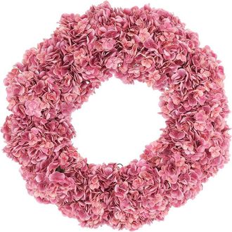 Creative Displays Inc. Handmade Faux 24In Real Touch Hydrangea Wreath