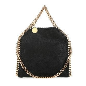 Stella McCartney Falabella Tiny Tote Bag - female - Stella McCartney - Shopping Bags - Black - ONE SIZE - Bags