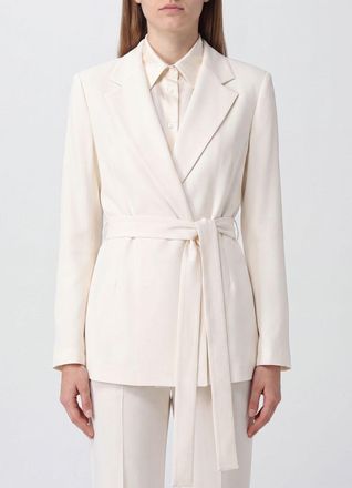 P.A.R.O.S.H. P. A.R. O.S. H. Blazer corto a vestaglia con cintura in vita e rever