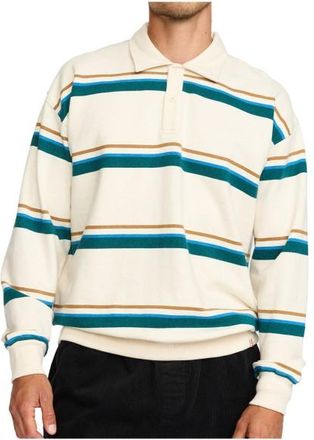 Revolution Loose Polo Sweatshirt Pullover f&uuml;r Herren | wei&szlig;