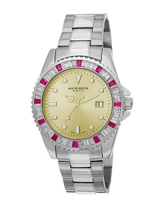 Akribos XXIV Akribos Xxiv Womens Stainless Steel Watch