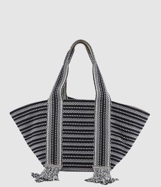 Amambaih Sac Chulo Large Ivory-Black