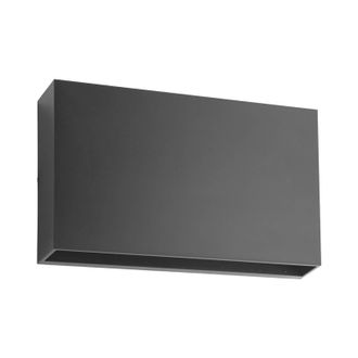 Lindby Lindby - L&aacute;mpara De Pared Led Exterior jarte En Negro Pl&aacute;stico