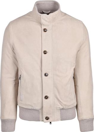 Barba Jassen, Heren, Beige, L, Su&egrave;de, Su&egrave;de Jas