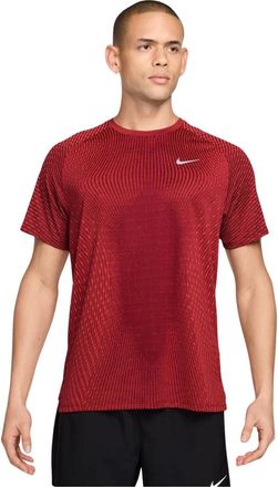 Nike Stride Aero-FIT Hardloopshirt met korte mouwen - Heren - Sport - Rood - Maat: 2XL Leer