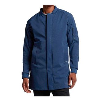 Nike Sleeve Zipper Pocket Detail Solid Color Stand Collar Jacket Mens Blue 822239-423