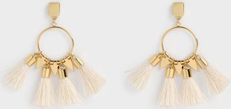 Charles & Keith Orelia Tassel Drop Earrings