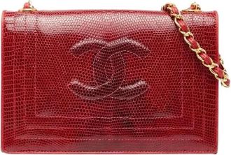 Chanel Pre-owned Cross Body Bags, female, Red, Size: ONE SIZE Pre-owned Fabric Cross Body Bag