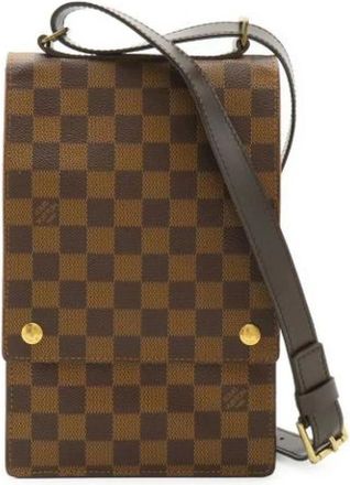Louis Vuitton Pre-owned Plastic Cross Body Bag - Dames - Vintage Schoudertas - Bruin - ONE Size - Vintage