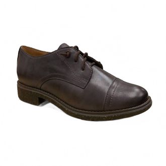 Aetrex Womens Gina Arch Support Oxford In Dark Brown