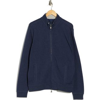 David Donahue Stand Collar Jacket in Navy at Nordstrom Rack, Size Xx-Large