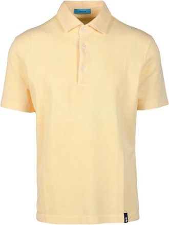 Drumohr Yellow Cotton Polo