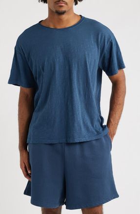 Elwood Core Slub T-Shirt in Midnight at Nordstrom, Size Xx-Large
