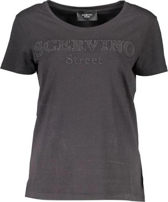 Ermanno Scervino Scervino Street T-Shirt - Dames - T-shirts - Zwart - XS - Katoen - Tops