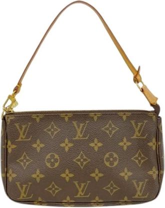 Louis Vuitton Pre-owned Mini Bags, female, Brown, Size: ONE SIZE Pre-owned Pouch