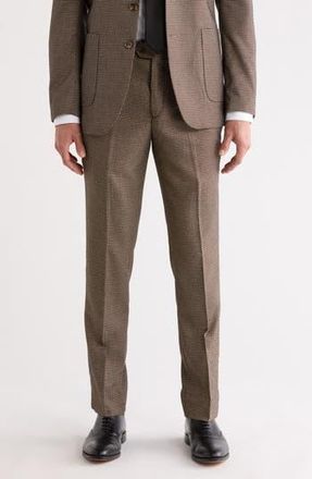 Elie Tahari Slim Fit Dress Pants in Brown at Nordstrom Rack, Size 30 X 30