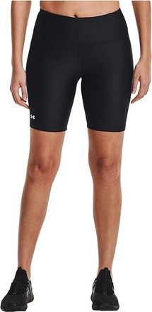 Under Armour Tech Bike Shorts Womens Shorts Black/White : SM (US 4-6), Polyester/Elastane
