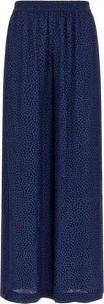 Gianluca Capannolo Claudia Palazzo Broek - Dames - Wijde Broeken - Blauw - L - Broeken