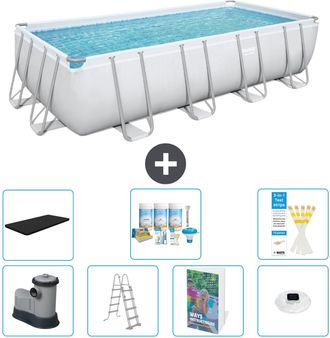 Bestway Piscina Bestway Power Steel Rectangular - 549x274x122 Cm - 8-piezas S576