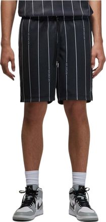 Nike Jordan Air Jordan Essentials Breathable Stripe Printing Shorts Black DM1358-010