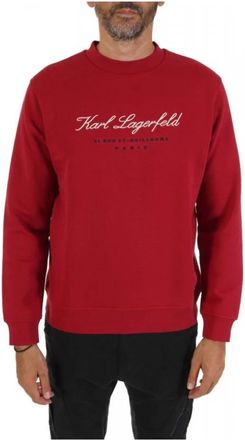 Karl Lagerfeld Hombre, Sudaderas, Rojo, Talla: M
