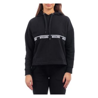 Moschino Dames Ondergoed Sweatshirt - Dames - Hoodies - Zwart - S - Katoen - Hoodies & sweatvesten