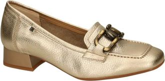 Fluchos Schoenen, Dames, Geel, 36 EU, Leer, GIA Loafer Pump