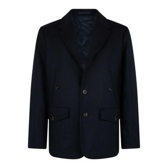 Boglioli Heren, Jassen, Blauw, Maat: M Wol