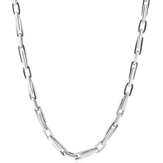 Pompeii3 Mens 14k Gold (59gram) or Platinum (110gram) 4.5mm Link Chain Necklace 22