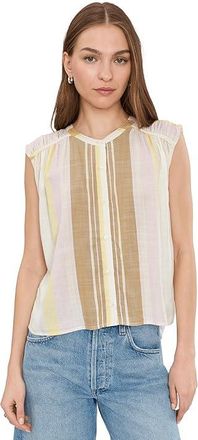 Liverpool L.A. Dolman Button Front Woven Blouse With Shirring Womens Clothing Neapolitan Stripe : LG, Viscose