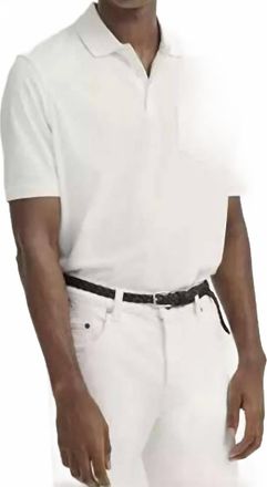 Bugatti Breast Pocket Polo In White