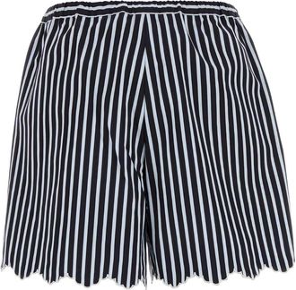 Patou Womens Summer Bermuda Shorts Navy Cotton Bermudas