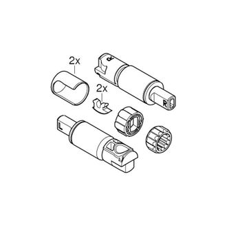 GROHE Amortiguador 49535 Para Asiento De Inodoro Cube Ceramic Softclose