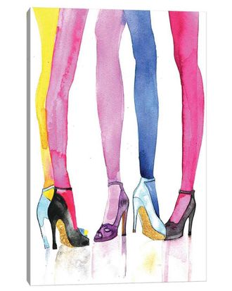 iCanvas Legs And Heels By Rongrong Devoe Wall Art
