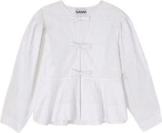 Ganni Mujer, Blusas y Camisas, Blanco, Talla: XS