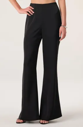 ASTR the Label Keona Flare Leg Pants in Black at Nordstrom, Size X-Large