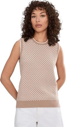 Varley Jenson Stitch Knit Tank Top Womens Vest Light Taupe : XS, Cotton