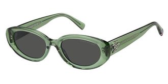 Tommy Hilfiger TH 2344/S 1ED/IR Womens Sunglasses Green Size 52