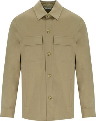 Manuel Ritz GIACCA CAMICIA SABBIA MANUEL RITZ