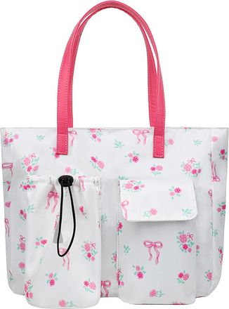 Generic Cymwer Large Capacity Tote Bag with Large Cup Holder Shoulder Bag for Women (Bow) (style4)