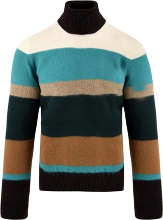 Drumohr Rode Multicolor Trui Model D8W104Gc - Heren - Coltruien - Veelkleurig - XL - Truien & Vesten