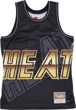 Mitchell & Ness Basketbaltanktop NBA Big Face 4.0 - Heren - Tops zonder mouwen - Zwart - XL - Tops