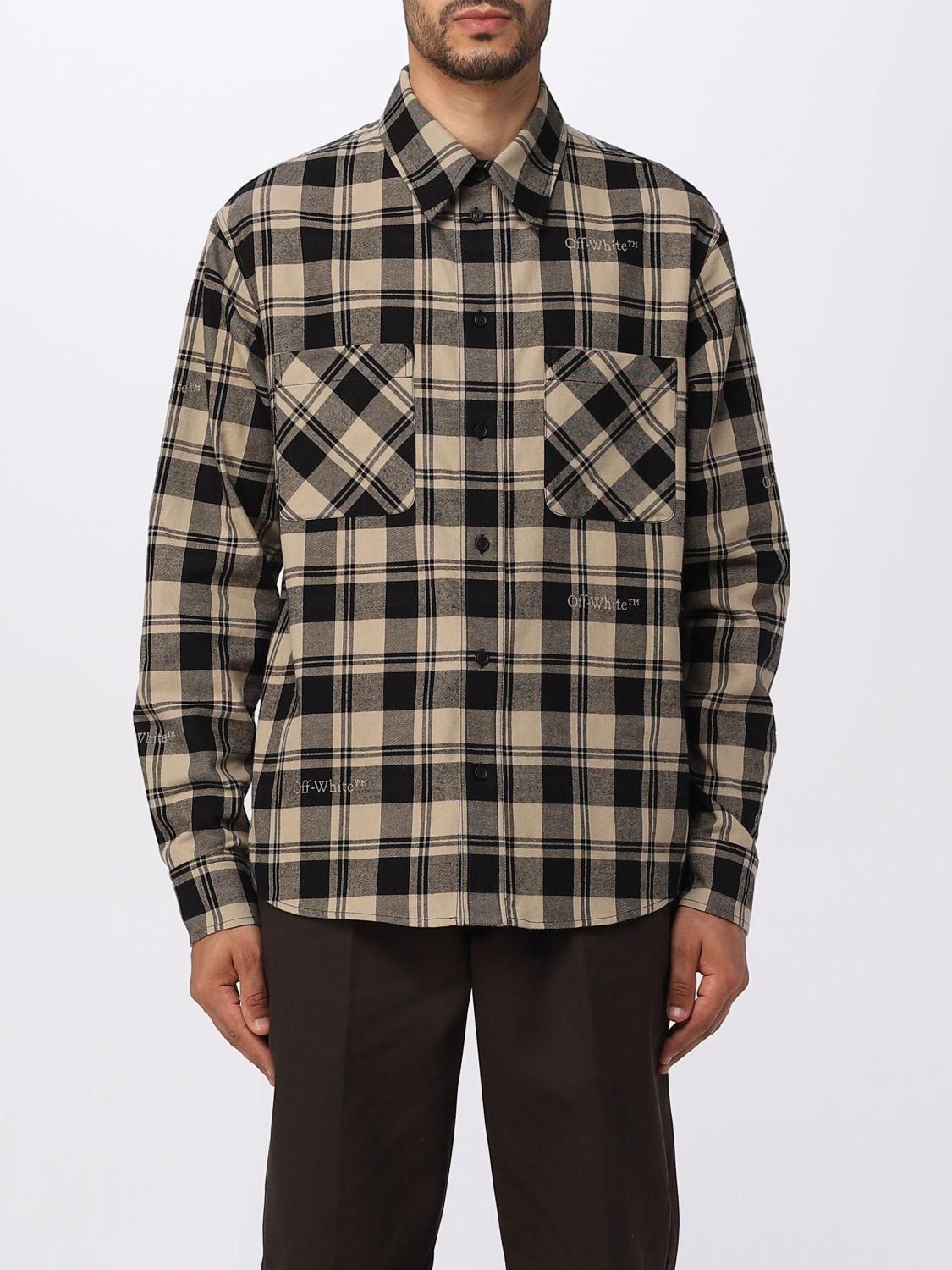 トップス OFF-WHITE Cotton Check Shirt size L Off-white Casual