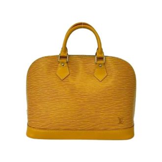 Louis Vuitton Pre-owned Alma Epi Leather Handbag - Dames - Pre-owned - Geel - Maat: ONE Size Leer